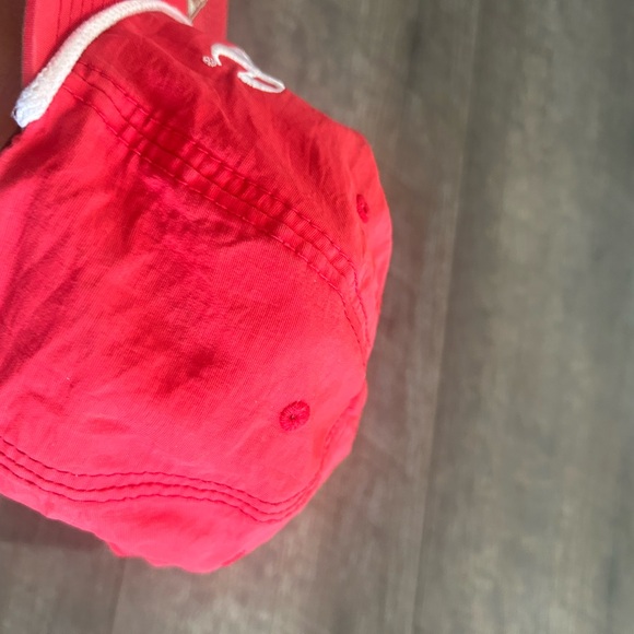 Classic Coke Coca Cola Red Nylon Strapback Unstructured Hat - Picture 4 of 7